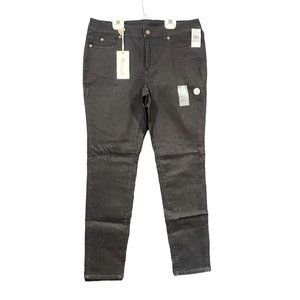 TWO BY VINCE CAMUTO WOMENS PANTS BLACK SIZE 30/10 JEANS DENIM SKINNY LOW RISE